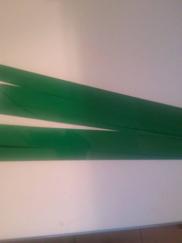 retail shelf strips green color 4 foot long  12 pc  1 free