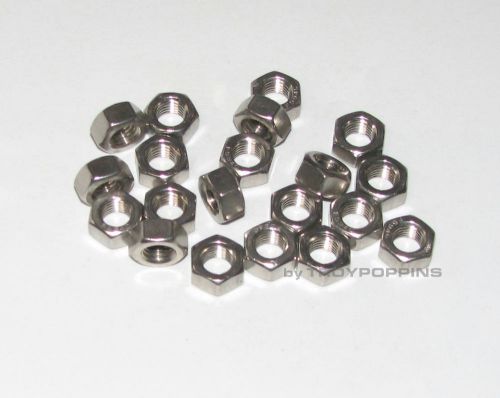 20-ss 5/16&#034;-24 full hex nuts fine thread stainless steel 18-8 fastener hardware for sale