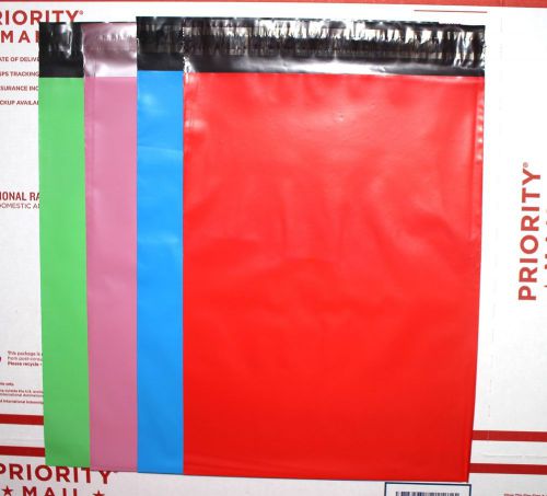 20 mixed color 9x12&#039;&#039; poly mailers shipping envelope shipping bags(5pcs/color) for sale