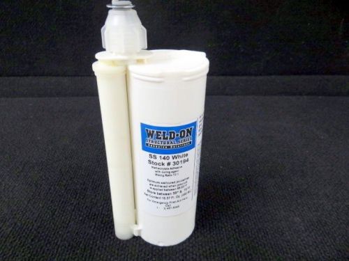 Weld-ON SS-140 White Methacrylate Adhesive, 10:1 Mixing Ratio, 1 Tube