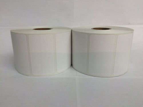 20 Rolls REMOVABLE 2.25x1.25 Direct Thermal Zebra 2824  2844 1000 Labels P/R