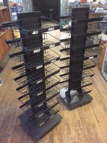 16 shelf display wire rack convenience store retail shop adjustable product used for sale