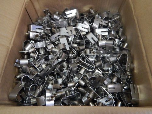 NEW 500 Samtan 2002 Double Cable Hangers Clip Stainless Steel Crimp Type NEW