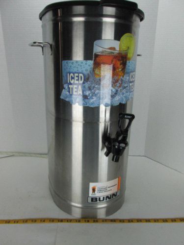 Bunn Ice Tea Dispenser TCD-1 Pressurized Stainless Steel Commercial 37750 S