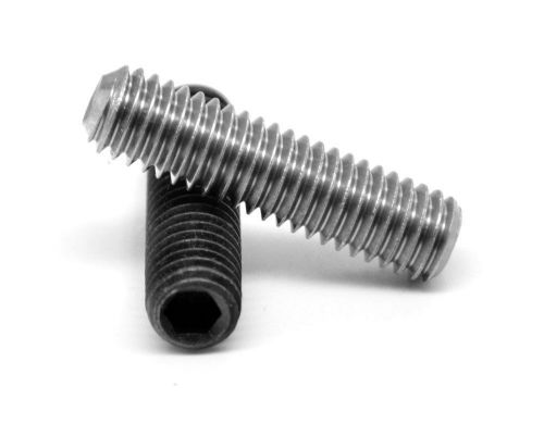 #4-40 x 3/16&#034; Coarse Thread Socket Set Screw Cup Point Alloy Steel Black Oxide