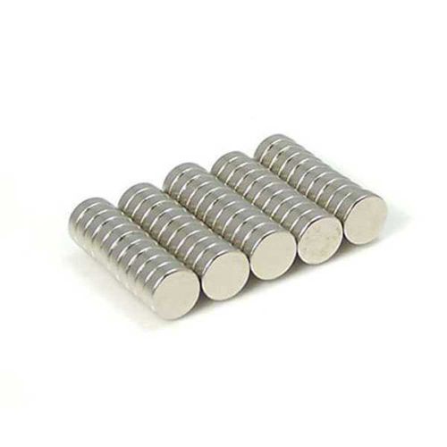 130x Neodymium Fridge Magnets Rare Earth N35 Aimant 6x2mm Disc 7/32&#034; x 5/64&#034;