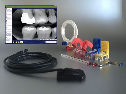 New elite digital dental sensor kit size 2 + software + 2yr warranty + ship for sale
