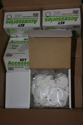 Hy Ko 100 Pack 1 1/4&#034; White Paper Tag With String (lot of 6 Boxes)
