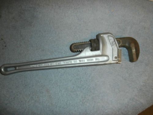 Ridgid aluminum 814 hd 14&#034; pipe wrench for sale