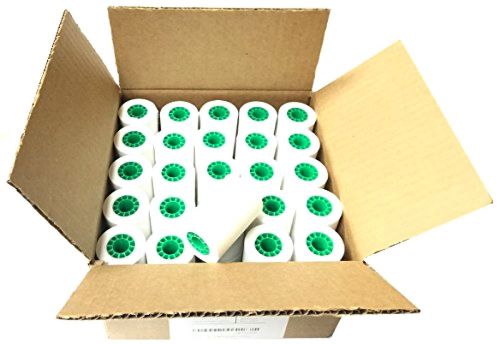 2 1/4&#034; x 50&#039; thermal paper rolls (50/case) for verifone vx520 first data fd400 . for sale