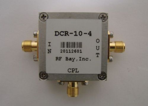 5-1000MHz 10dB Directional Coupler DCR-10-4, New, SMA