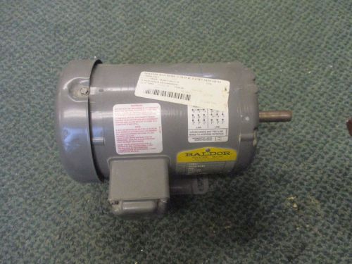 Baldor Industrial Motor M3541 .75HP 3450RPM 230/460V 2.6/1.3A New Surplus