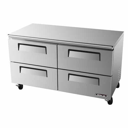 Turbo air tur-60sd-d4, 60-inch four drawer undercounter refrigerator/lowboy - 16 for sale