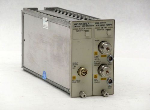 HP 83486A 1000-1600nm OPTICAL/ELECTRIC OPT H42 622/2488Mb/s PLUG-IN MODULE