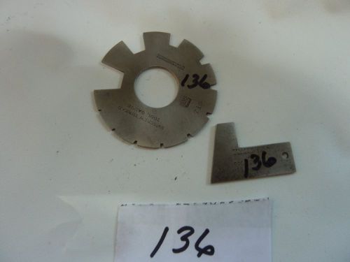 Brown &amp; Sharpe acme thread grinding and setting gages