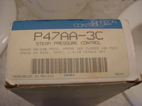 Johnson Controls P47AA-1 Steam Pressure Control - in box