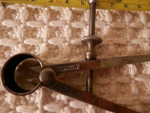 Starrett co. old steel carbon calipers 1920&#039;s for sale