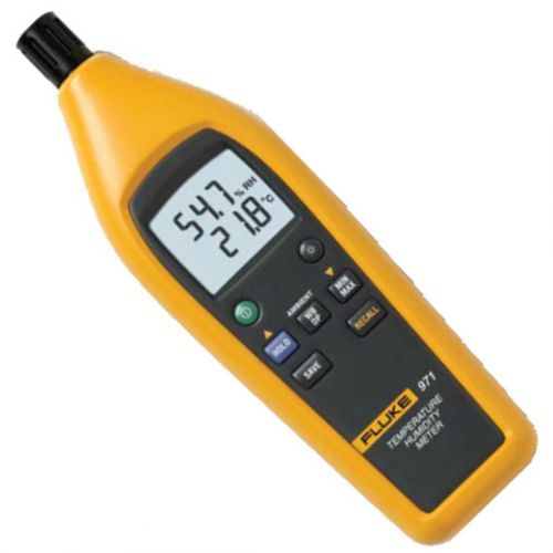 Fluke 971 Temperature Humidity Meter Tester Psychrometer 5 to 95% Rel Hum Rnge#S
