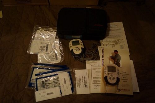 REHABILICARE PROMAX TENS TRANSCUTANEOUS ELECTRICAL NERVE STIMULATOR + BAG &amp; PADS