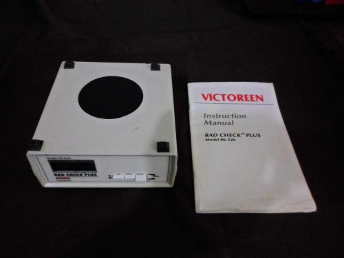 Victoreen Rad Check Plus Model 06-526 X-Ray Exposure Meter w/Manual