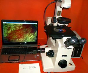 Nikon diaphot tmd fluorescence phase contrast inverted microscope for sale