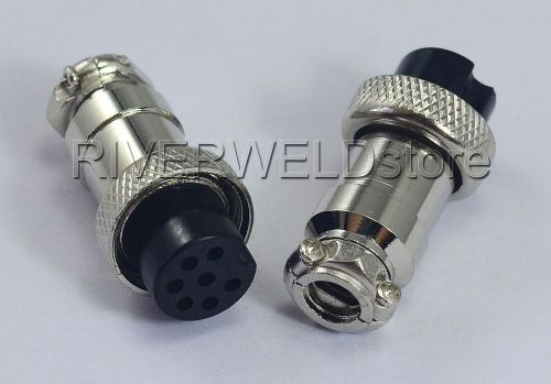 7pins socket connector aviation plug 16-7p female plasma &amp; tig welding torch 2pk for sale