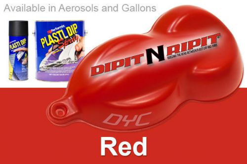 Performix plasti dip gallon of ready to spray matte red rubber dip coating for sale