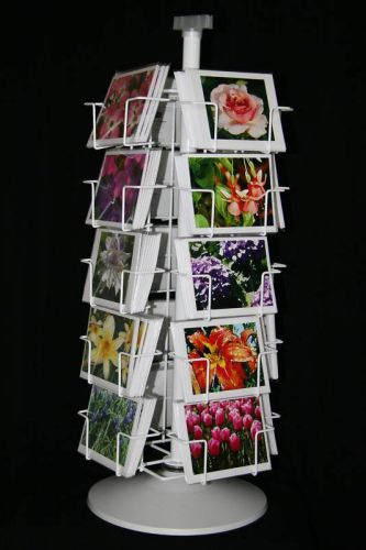 Post Card Display Rack 20 4X6 Spinner postcard Carousel MADE IN USA