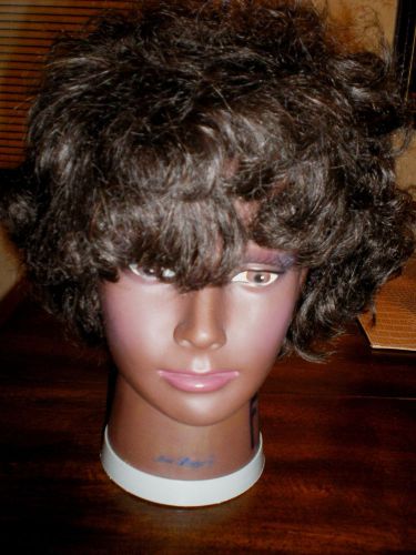 MORRIS FLAMINGO Manikin AFRICAN AMERICAN HEAD Beauty School MANNEQUIN Hair SALON