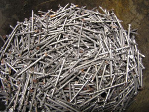 1 Pound 8d Scaffold Nails 2 1/4 Inch Duplex Head Nails Old Stock Bulk 0424