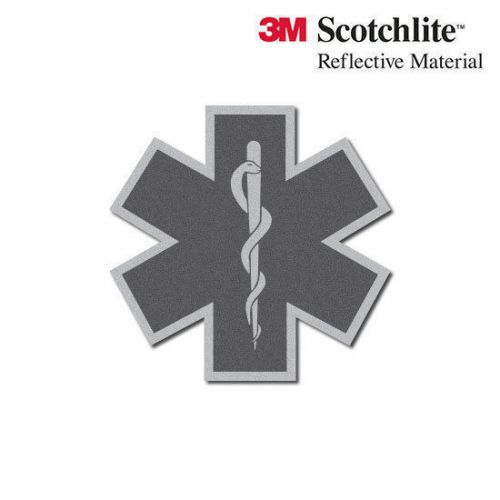 3M Reflective Tactical SWAT Star of Life EMS Sticker Decal - 2&#034;