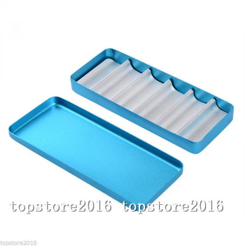 Dental Disinfection Box Aluminum Case for Bur Endo File Gutta Percha Point