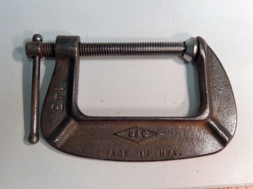 Vintage  C Clamp B &amp; C Brink &amp; Cotton No. 143 -   Made in USA