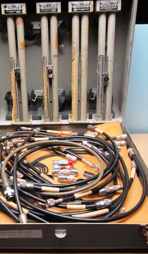 Vintage Antenna Test Kit- Contains Attenuators, RG-214U Cables,Connectors, Etc.