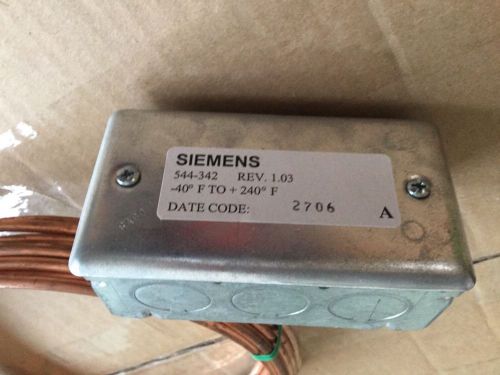 Siemens 544-342 Duct Sensor -40 to + 240 Degrees F