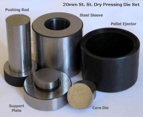 20mm diameter id pellet press steel dry pressing die set mold for sale
