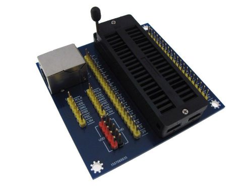 40-Pin ZIF Programming Breakout Board for PIC microcontroller RJ11 6P connector