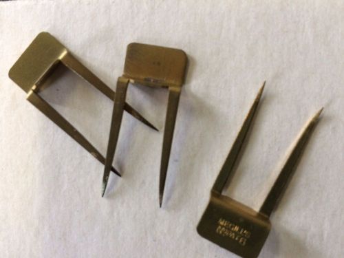 Letterpress Printing Gauge Pins Vintage Megill&#039;s No.6 Brass Gauge