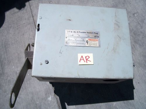 ITE SIEMENS 60 AMP 600 VOLT FUSIBLE BUSWAY SWITCH BUS PLUG RV362GR (AR)