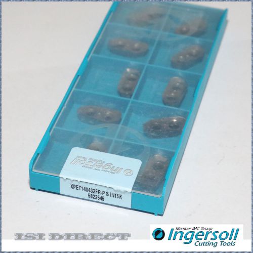 XPET 140432FR-P S IN15K INGERSOLL *** 10 INSERTS *** FACTORY PACK ***