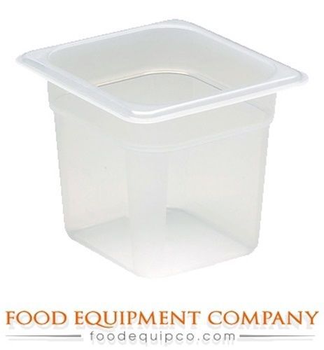 Cambro 66PP190 Food Pan, 1/6-size, 6&#034;D  - Case of 6