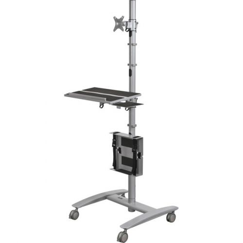 Balt Beta Sit-Stand Workstation - 2&#034; Caster Size - Steel - 32&#034; Width x 33&#034; Depth