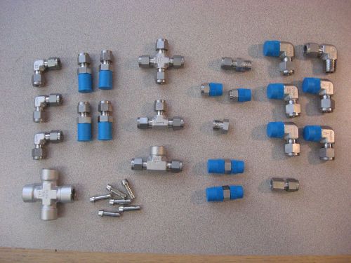 Swagelok, lot of 30 316ss tube fittings, new for sale