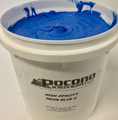 High Opacity Neon Blue Ink (Gallon)