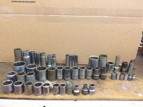 Lot of sockets various brands for sale