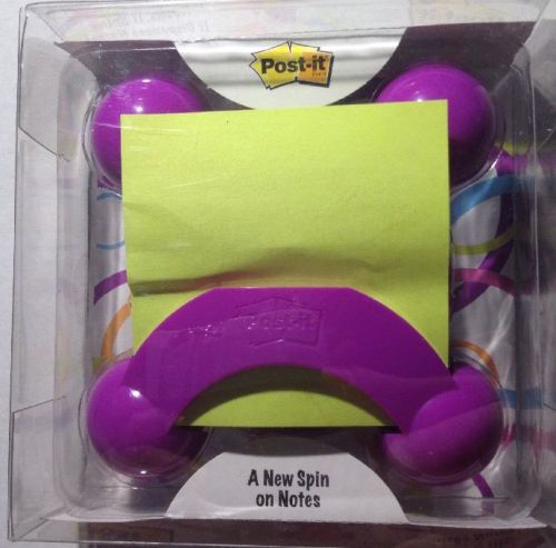 Post-it pop-up note dispenser  purple electric glow notes  jax-330-jp new rock for sale