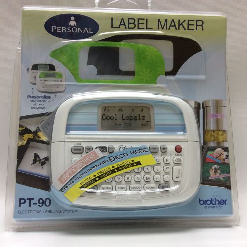 Brother P-Touch PT-90 Label Thermal Printer - Simply Stylish Label Maker