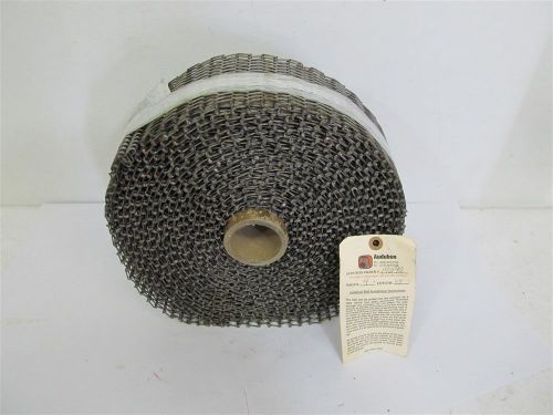 Audubon 14090, 4&#034; x 44&#039;, stainless steel balance weave conveyor belt for sale
