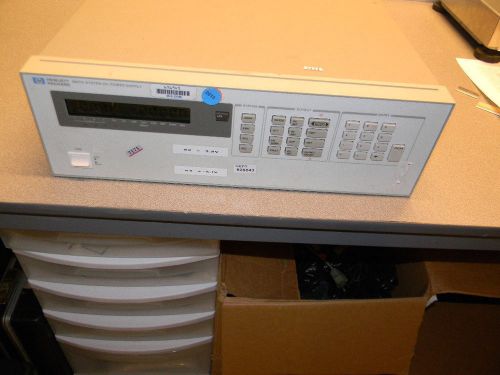Hp 6627a system dc power supply, 40-105w, 4 outputs, gpib cable included for sale