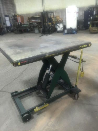 2000 lbs cap. heavy duty hydraulic lift table die cart for sale